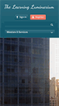 Mobile Screenshot of learningluminarium.com